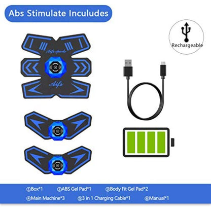 Portable Rechargeable Muscle Abs Stimulator